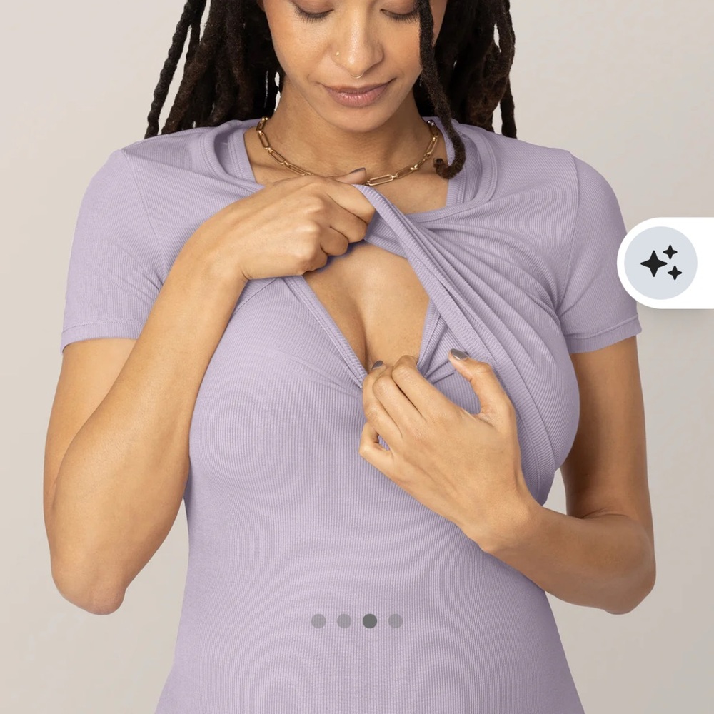 Kindred Bravely Olivia Ribbed Bamboo 2-in-1 Maternity & Nursing Dress